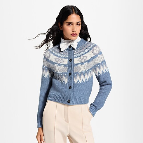 Alpine Cardigan aus Strick in Damen's Ready to Wear Oberteile und Blusen collections by Louis Vuitton (Zoom)