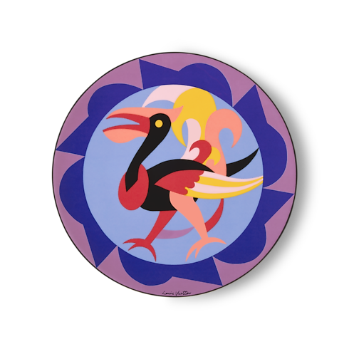 Assiette à dîner Animali Fantastici Paradise Pelican in Malles, Voyage et Maison's Maison et Art de la Table Art de la table collections by Louis Vuitton (Zoom produit)