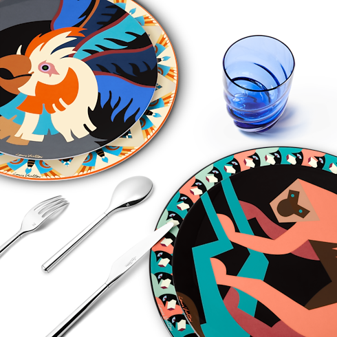 Assiette de service Animali Fantastici Butterfly in Malles, Voyage et Maison's Maison et Art de la Table Art de la table collections by Louis Vuitton (Zoom produit)
