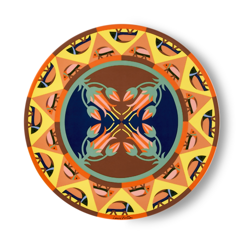 Assiette de service Animali Fantastici Flowers vue de face