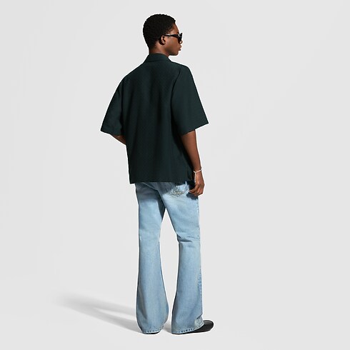 Ausgestellte Hose aus Denim in Herren's Ready to Wear Vollständige Ready to Wear collections by Louis Vuitton (Zoom)