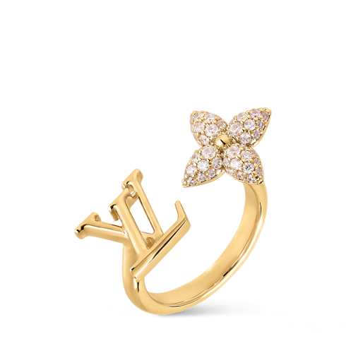 Bague Louisette Signature Strass S00 in Femme's Bijoux Tous les bijoux collections by Louis Vuitton (Zoom produit)