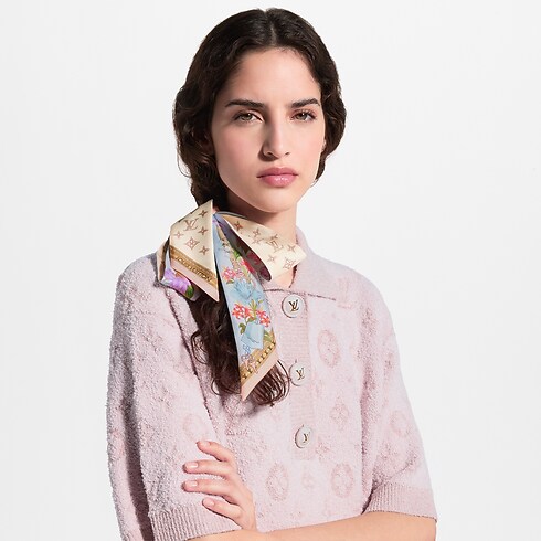 Bandeau BB LV En Fleurs S00 in Femme's Accessoires Carrés de soie et bandeaux collections by Louis Vuitton (Zoom produit)