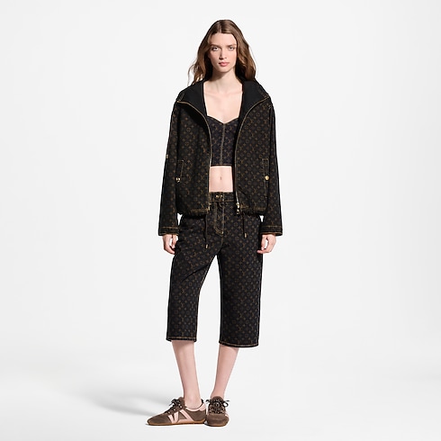 Bermudas aus Denim mit Monogram-Motiv in Damen's Ready to Wear Röcke und Shorts collections by Louis Vuitton (Zoom)