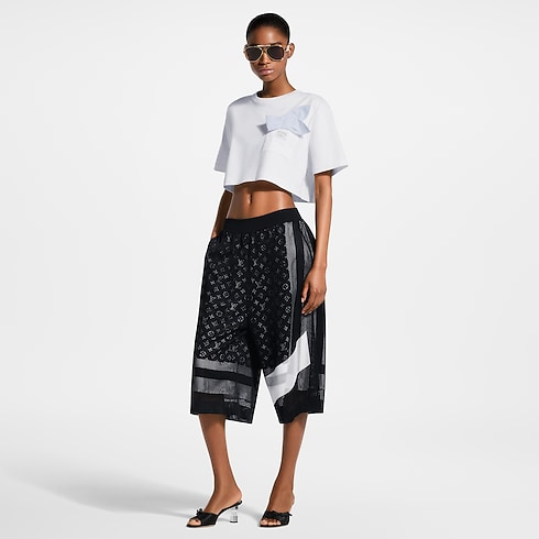 Bermudas aus Netzgewebe mit Monogram-Innenfutter in Damen's Neuheiten Damen } collections by Louis Vuitton (Zoom)