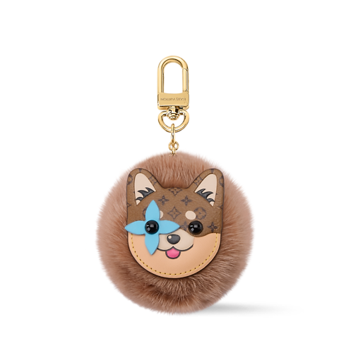 Bijou de sac LV Shiba Pompon S00 in Femme's Accessoires Porte-clés et bijoux de sac collections by Louis Vuitton (Zoom produit)