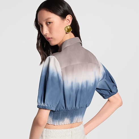 Blouse à smocks tie & dye in Femme's Prêt-à-porter Hauts collections by Louis Vuitton (Zoom produit)