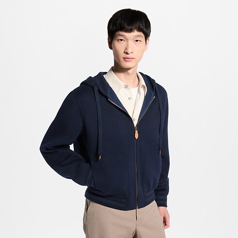 Blouson aus Doubleface Kaschmir mit Kapuze in Herren's Ready to Wear Vollständige Ready to Wear collections by Louis Vuitton (Zoom)