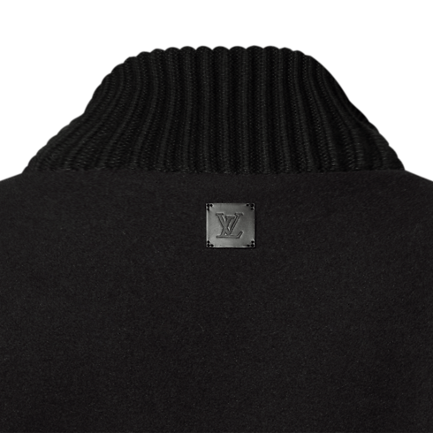 Blouson bimatière en cuir in Homme's Prêt-à-porter Tout le prêt-à-porter collections by Louis Vuitton (Zoom produit)
