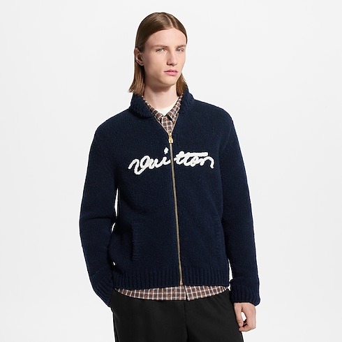 Blouson mit gestickter Signatur und Reissverschluss in Herren's Ready to Wear Jacken und Mäntel collections by Louis Vuitton (Zoom)
