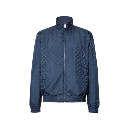 Blouson zippé Monogram réversible en nylon autre vue