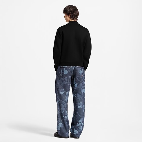 Bomber élégant en jersey à signature LV vue ambiance