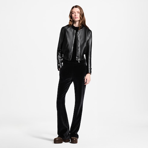 Bomberjacke aus Leder mit Nanogram in Damen's Ready to Wear Mäntel und Jacken collections by Louis Vuitton (Zoom)