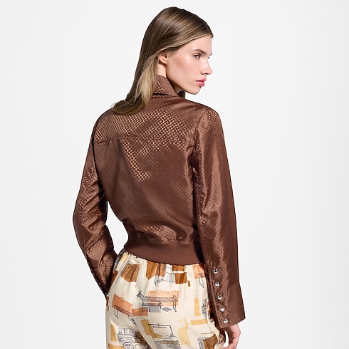 Bomberjacke mit Nanogram-Motiv in Damen's Ready to Wear Mäntel und Jacken collections by Louis Vuitton (Zoom)