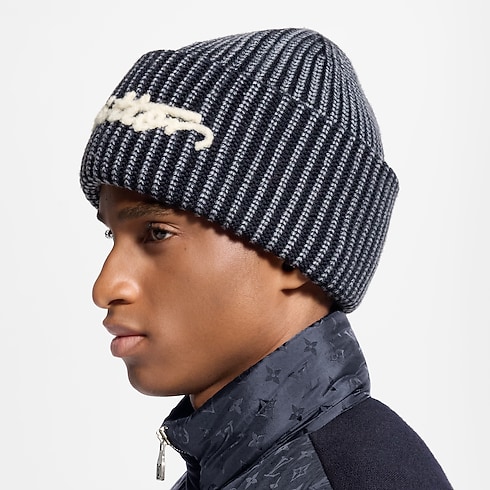 Bonnet Washed Signature S00 in Homme's Accessoires Chapeaux, Bonnets et Gants collections by Louis Vuitton (Zoom produit)