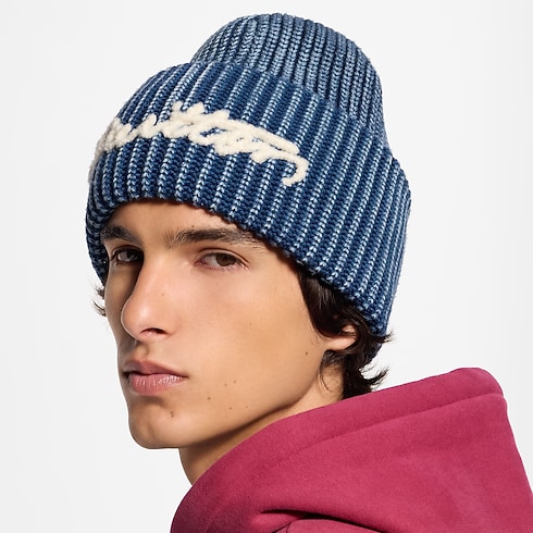 Bonnet Washed Signature S00 in Homme's Accessoires Chapeaux, Bonnets et Gants collections by Louis Vuitton (Zoom produit)