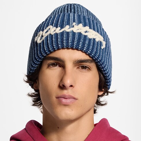 Bonnet Washed Signature S00 in Homme's Accessoires Chapeaux, Bonnets et Gants collections by Louis Vuitton (Zoom produit)