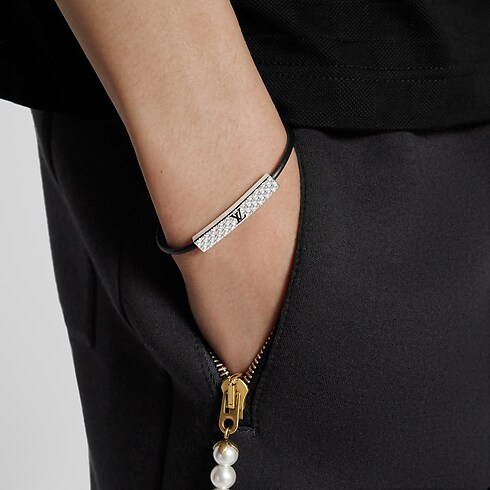 Bracelet Champs Élysées Autres Cuirs in Homme's Bijoux Bracelets collections by Louis Vuitton (Zoom produit)