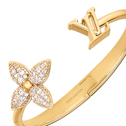 Bracelet Louisette Signature Strass S00 in Femme's Bijoux Bracelets collections by Louis Vuitton (Zoom produit)