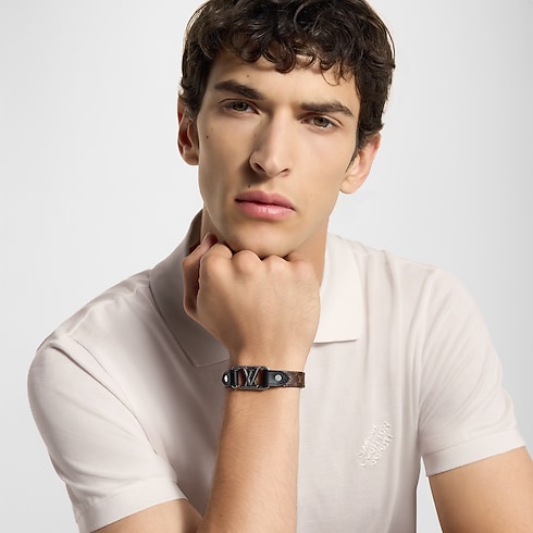 Bracelet LV Slim Dimension réversible in Homme's Bijoux Bracelets collections by Louis Vuitton (Zoom produit)