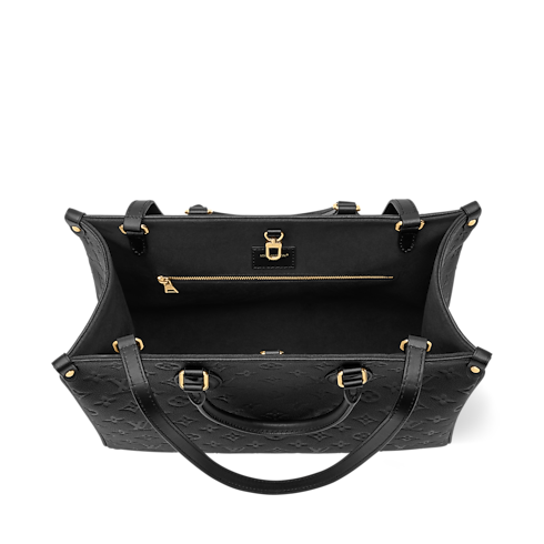Cabas OnTheGo MM Cuir Monogram Empreinte in Femme's Sacs à main Sacs à main collections by Louis Vuitton (Zoom produit)