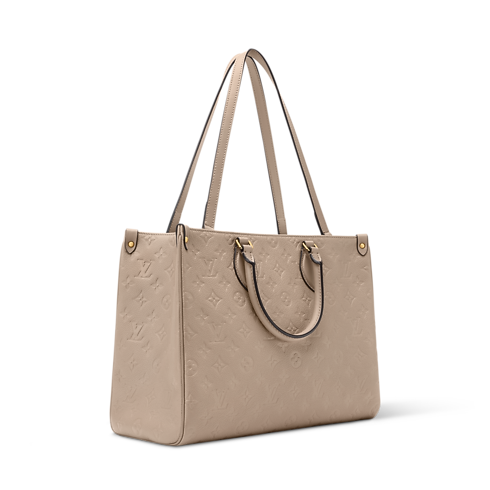 Cabas OnTheGo MM Cuir Monogram Empreinte in Femme's Sacs à main Sacs à main collections by Louis Vuitton (Zoom produit)