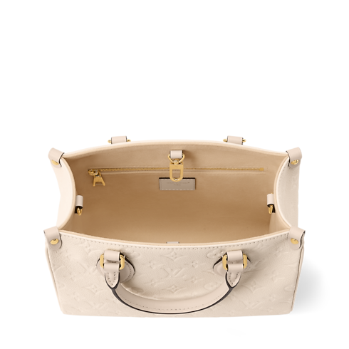 Cabas OnTheGo PM Cuir Monogram Empreinte in Femme's Sacs à main Sacs à main collections by Louis Vuitton (Zoom produit)