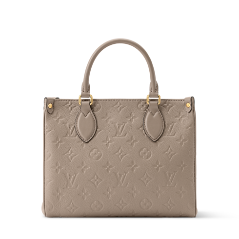 Cabas OnTheGo PM Cuir Monogram Empreinte in Femme's Sacs à main Sacs à main collections by Louis Vuitton (Zoom produit)