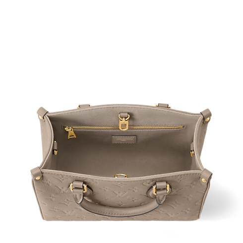 Cabas OnTheGo PM Cuir Monogram Empreinte in Femme's Sacs à main Sacs à main collections by Louis Vuitton (Zoom produit)