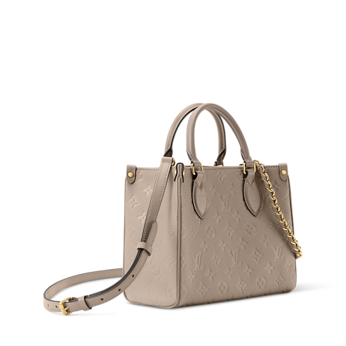 Cabas OnTheGo PM Cuir Monogram Empreinte in Femme's Sacs à main Sacs à main collections by Louis Vuitton (Zoom produit)