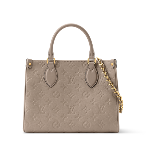 Cabas OnTheGo PM Cuir Monogram Empreinte in Femme's Sacs à main Sacs à main collections by Louis Vuitton (Zoom produit)