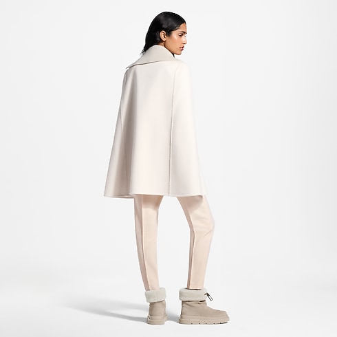Cape double-face à col côtelé in Femme's Prêt-à-porter Manteaux et vestes collections by Louis Vuitton (Zoom produit)