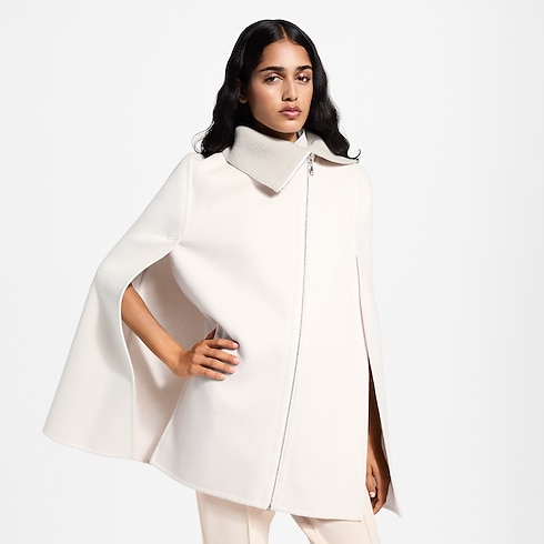 Cape double-face à col côtelé in Femme's Prêt-à-porter Manteaux et vestes collections by Louis Vuitton (Zoom produit)