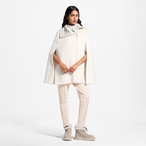 Cape double-face à col côtelé in Femme's Prêt-à-porter Manteaux et vestes collections by Louis Vuitton (Zoom produit)