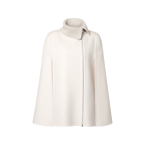 Cape double-face à col côtelé in Femme's Prêt-à-porter Manteaux et vestes collections by Louis Vuitton (Zoom produit)