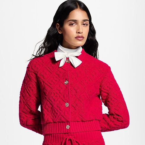 Cardigan en tissu éponge Monogram in Femme's Prêt-à-porter Tops et chemises collections by Louis Vuitton (Zoom produit)