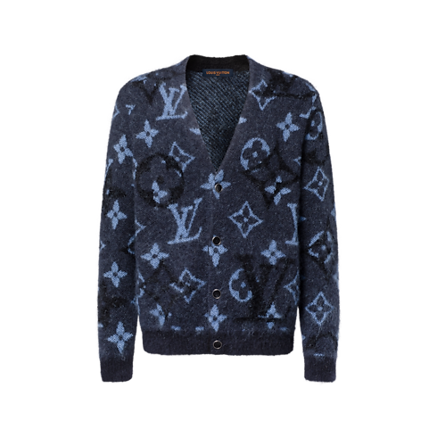 Cardigan Monogram Cloudy vue de face