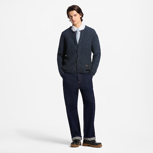 Cardigan texturé vue portée