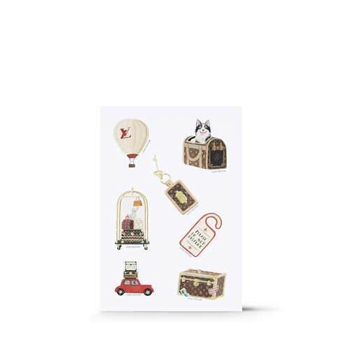 Carnet de notes Jane MM & stickers Carnets de Palace Sunset S00 in Malles, Voyage et Maison's Librairie et papeterie Accessoires de Bureau collections by Louis Vuitton (Zoom produit)