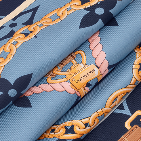 Carré LV Strap 90 S00 in Femme's Accessoires Carrés de soie et bandeaux collections by Louis Vuitton (Zoom produit)