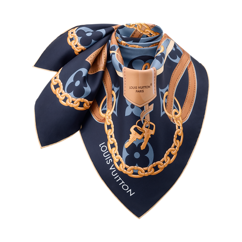 Carré LV Strap 90 S00 in Femme's Accessoires Carrés de soie et bandeaux collections by Louis Vuitton (Zoom produit)