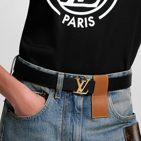 Ceinture LV Initiales 30 mm réversible Autres Cuirs in Femme's Accessoires Ceintures collections by Louis Vuitton (Zoom produit)
