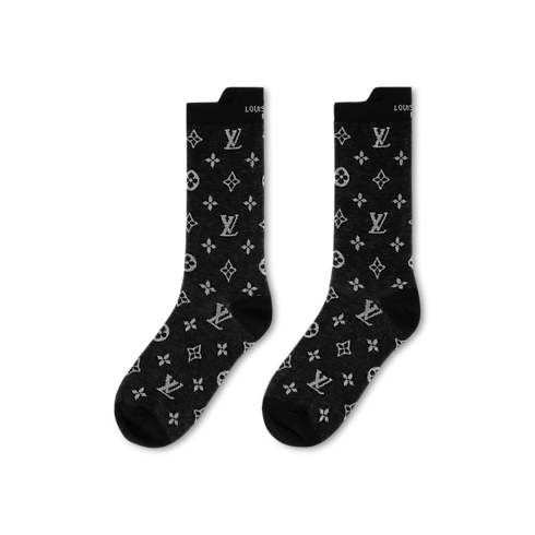 Chaussettes Monogram Reflective S00 in Homme's Accessoires Chapeaux, Bonnets et Gants collections by Louis Vuitton (Zoom produit)