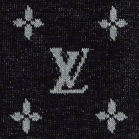 Chaussettes Monogram Reflective S00 in Homme's Accessoires Chapeaux, Bonnets et Gants collections by Louis Vuitton (Zoom produit)