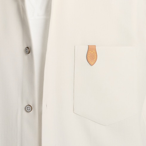 Chemise à manches longues en flanelle de cachemire et coton in Homme's Prêt-à-porter Tout le prêt-à-porter collections by Louis Vuitton (Zoom produit)