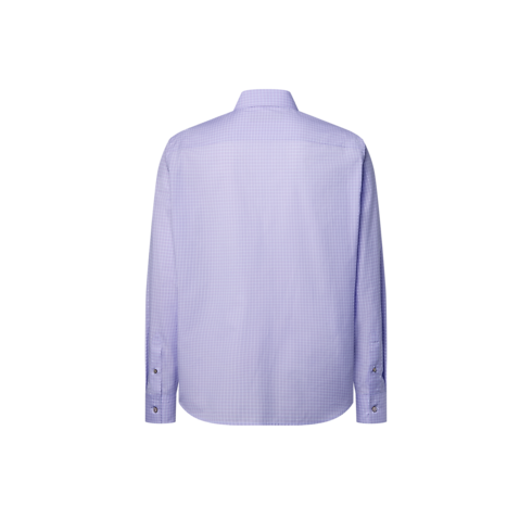 Chemise jacquard à manches longues en coton et soie in Homme's Prêt-à-porter Tout le prêt-à-porter collections by Louis Vuitton (Zoom produit)