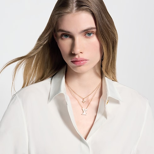 Collier Lady LV Pearlescent S00 in Femme's Bijoux Colliers collections by Louis Vuitton (Zoom produit)