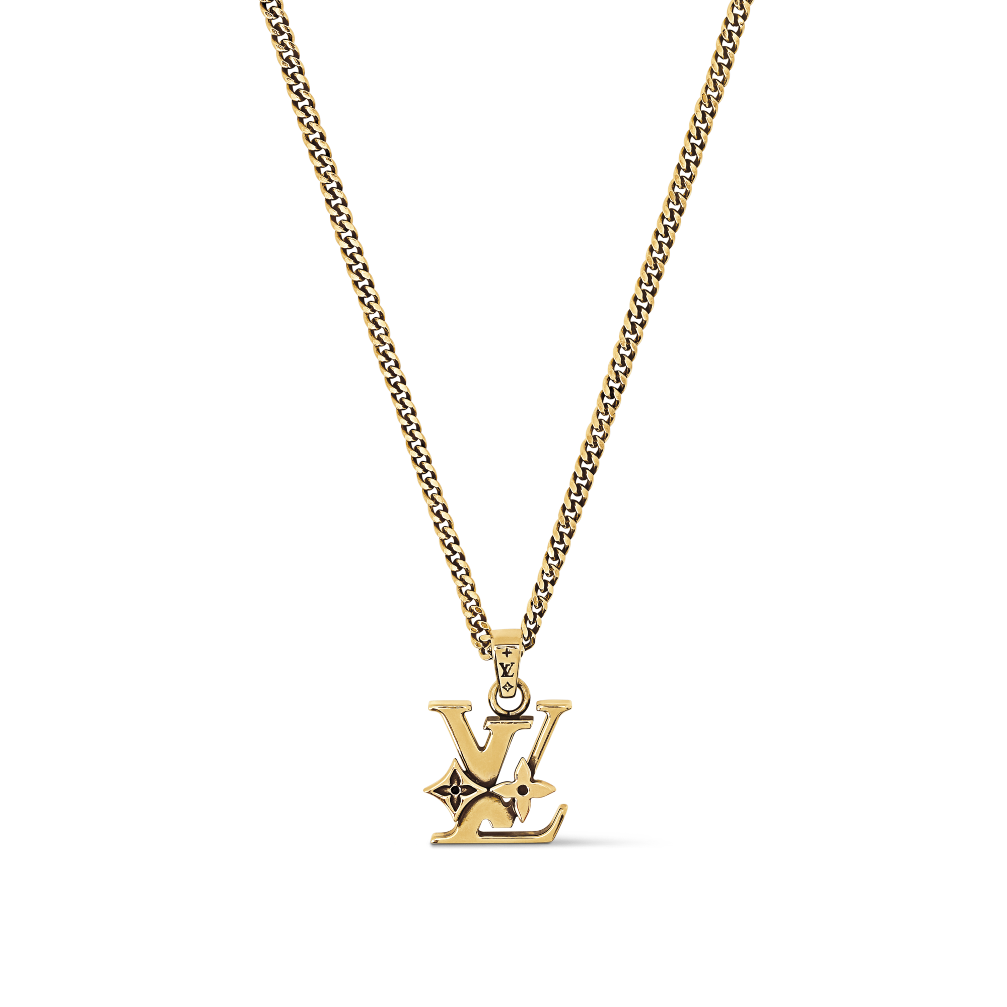 Collier pendentif Monogram Row S00 | LOUIS VUITTON