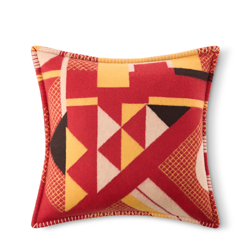 Coussin Charleston 50 x 50 in Malles, Voyage et Maison's Maison et Art de la Table Textile de Maison collections by Louis Vuitton (Zoom produit)