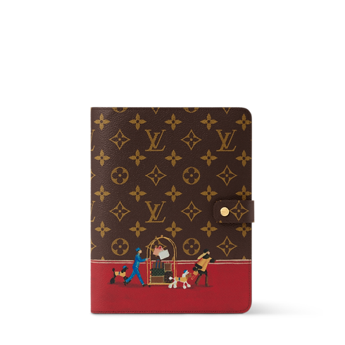 Couverture agenda de bureau MM Carnets de Palace S00 in Malles, Voyage et Maison's Librairie et papeterie Accessoires de Bureau collections by Louis Vuitton (Zoom produit)